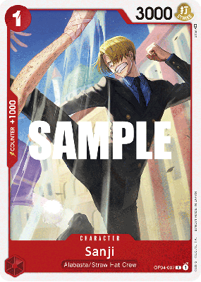 Carte One Piece Sanji OP04-007 C