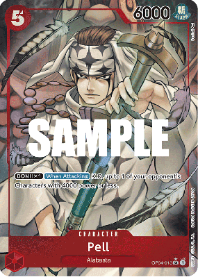 Carte One Piece Pell OP04-013 SR ALT ART