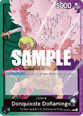 Carte One Piece Donquixote Doflamingo OP04-019 L