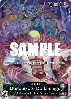 Carte One Piece Donquixote Doflamingo OP04-019 L ALT ART