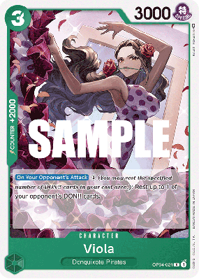 Carte One Piece Viola OP04-021 C
