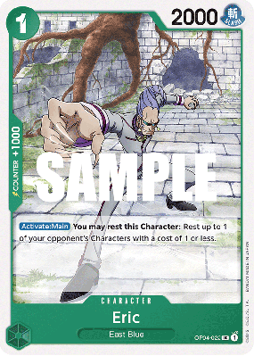 Carte One Piece Eric OP04-022 UC