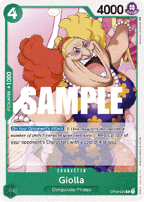 Carte One Piece Giolla OP04-025 C