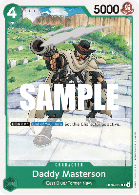 Carte One Piece Daddy Masterson OP04-027 C