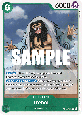 Carte One Piece Trebol OP04-030 R