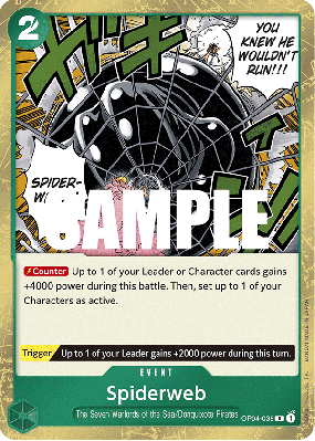 Carte One Piece Spiderweb OP04-035 R