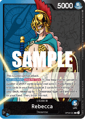 Carte One Piece Rebecca OP04-039 L