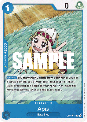 Carte One Piece Apis OP04-041 C