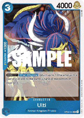 Carte One Piece Ulti OP04-043 R