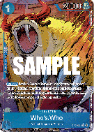 Carte One Piece Who's Who OP04-051 R ALT ART