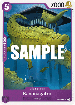 Carte One Piece Bananagator OP04-062 C