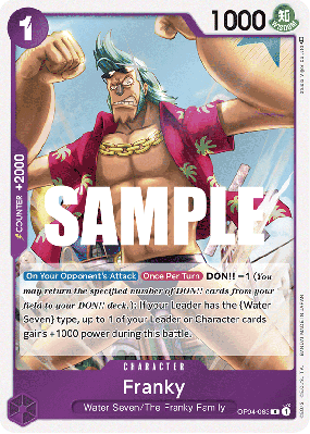 Carte One Piece Franky OP04-063 R