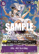 Carte One Piece Ms All Sunday OP04-064 SR ALT ART