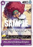 Carte One Piece Miss MerryChristmas(Drophy) OP04-067 C