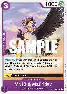 Carte One Piece Mr 13 &. Ms Friday OP04-073 C