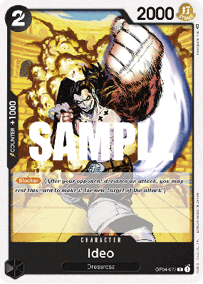 Carte One Piece Ideo OP04-077 C