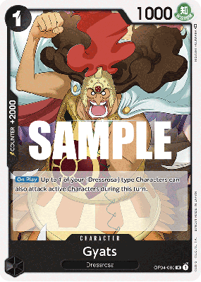Carte One Piece Gyats OP04-080 UC