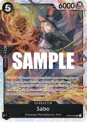 Carte One Piece Sabo OP04-083 SR