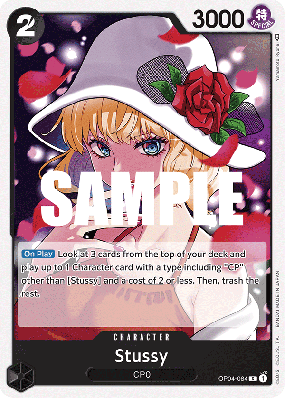 Carte One Piece Stussy OP04-084 C
