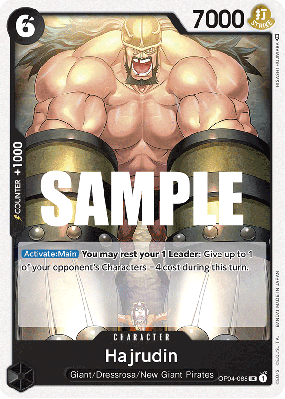 Carte One Piece Hajrudin OP04-088 UC