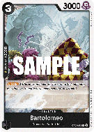 Carte One Piece Bartolomeo OP04-089 R