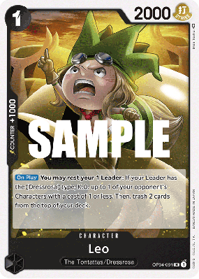Carte One Piece Leo OP04-091 UC