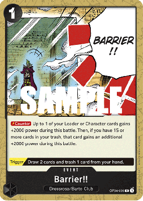 Carte One Piece Barrier!! OP04-095 C