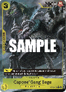 Carte One Piece Capone"Gang"Bege OP04-100 R ALT ART