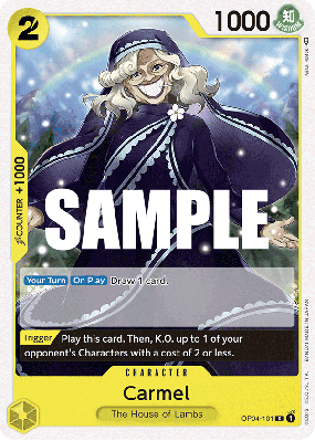 Carte One Piece Carmel OP04-101 C