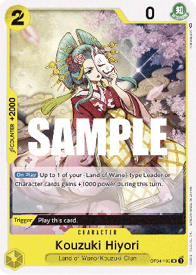 Carte One Piece Kouzuki Hiyori OP04-103 UC