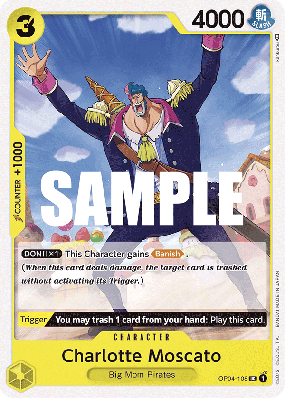 Carte One Piece Charlotte Moscato OP04-108 UC