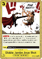 Carte One Piece Diable Jambe Joue Shot OP04-116 UC