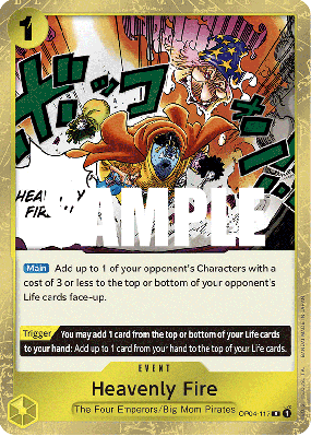 Carte One Piece Heavenly Fire OP04-117 R