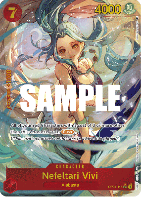 Carte One Piece Nefeltari Vivi OP04-118 SEC ALT ART