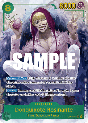 Carte One Piece Donquixote Rosinante OP04-119 SEC ALT ART