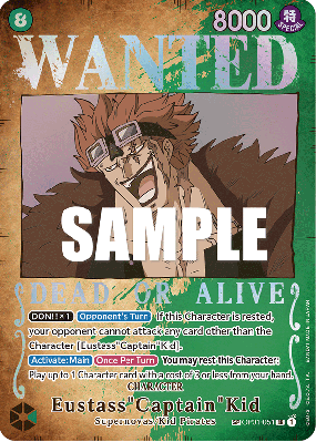 Carte One Piece Eustass"Captain"Kid OP01-051 SP CARD