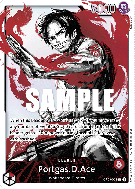 Carte One Piece Portgas D. Ace OP03-001 L ALT ART