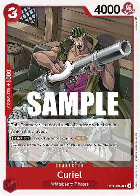 Carte One Piece Curiel OP03-004 C