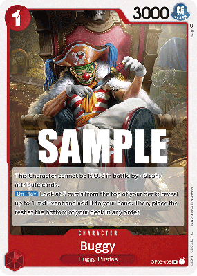 Carte One Piece Buggy OP03-008 UC