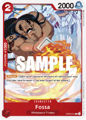 Carte One Piece Fossa OP03-010 C