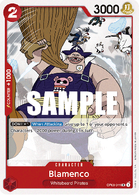 Carte One Piece Blamenco OP03-011 UC