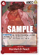 Carte One Piece Marshall D. Teach OP03-012 R