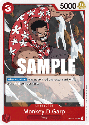 Carte One Piece Monkey D. Garp OP03-014 UC