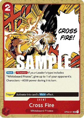 Carte One Piece Cross Fire OP03-017 UC