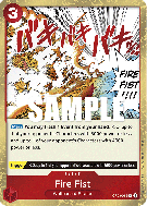 Carte One Piece Fire Fist OP03-018 R