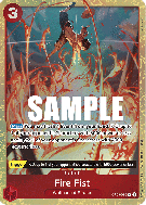 Carte One Piece Fire Fist OP03-018 R ALT ART