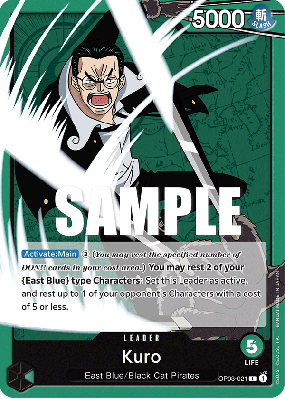 Carte One Piece Kuro OP03-021 L