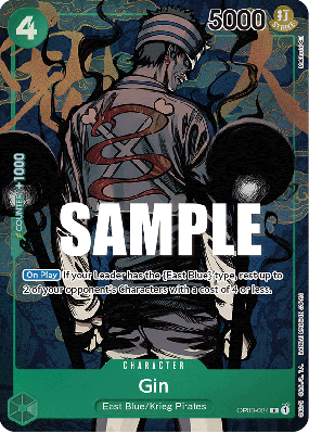 Carte One Piece Gin OP03-024 R ALT ART