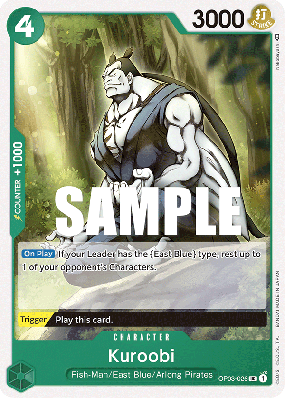 Carte One Piece Kuroobi OP03-026 UC