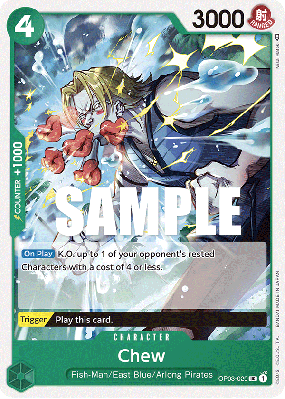Carte One Piece Chew OP03-029 UC